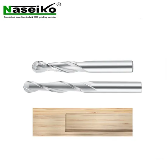 2f-Ballnose Engraver Milling Cutter Woodworking 3.175/4/5/6mm Ball Nose Milling Cutter for Wood